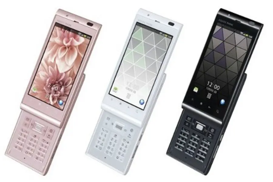 Sharp AQUOS IS14SH: smartphone Android con tastiera alfanumerica