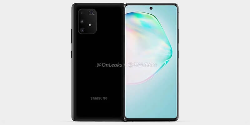 Samsung Galaxy A91 si mostra nei render di OnLeaks