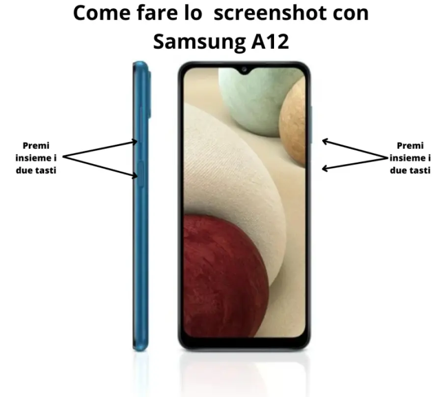 Come fare lo screenshot col Samsung A12: metodo più semplice!